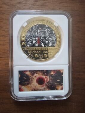 Michael Jordan Most Valuable Player - Basketball Legend - "I'm Back" Gold Coin